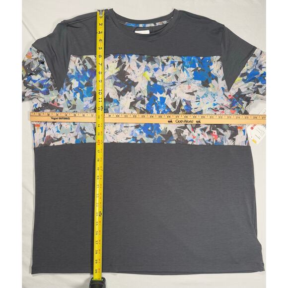 Marmot Mens T Shirt Gualala Point Size XXL Dark Gray Crystals Print - Picture 6 of 11